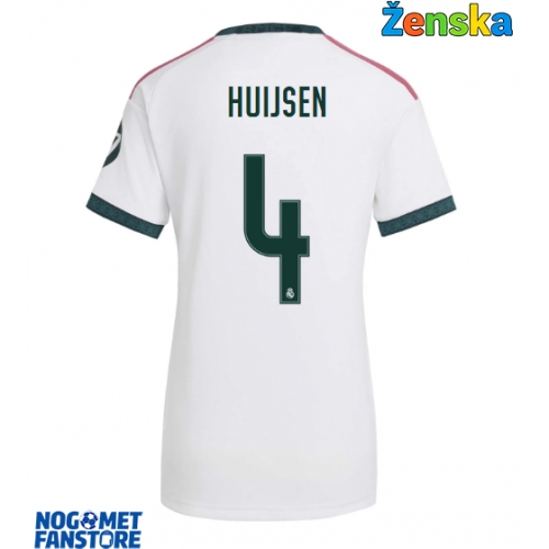 Real Madrid Dean Huijsen #4 Domaci Dres za Ženska 2026-27 Kratak Rukav